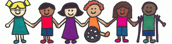 Children holding hands